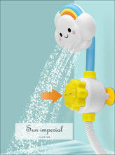 Baby Bath Water Spray Toy – Cloud Faucet Shower Sprinkler Game | Fun Suction Cup Spraying for Kids baby bath sprinkler toy, toys kids,