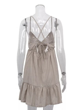 Backless Spaghetti Strap Mini Dress - Sun Imperial (photo 7)
