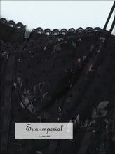 Black Floral Corset-style Mesh Lace Mini Skater Dress black mini dress, boutique party feminine floral corset lace up dress women