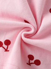 Children's Cherry Print Short Sleeve Dress - Sun Imperial (photo 5)