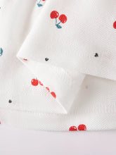 Children's Cherry Print Sleeveless Polo Dress - Sun Imperial (photo 4)