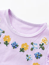Children's Floral Embroidered Tulle Dress - Sun Imperial (photo 3)