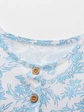 Children's Floral Print Button-Front Dress - Sun Imperial (photo 3)