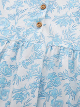 Children's Floral Print Button-Front Dress - Sun Imperial (photo 4)