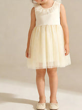Children's Ruffled Collar Tulle Dress - Sun Imperial (photo 3)