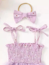 Children's Smocked Tulle Dress with Headband - Sun Imperial (photo 2)