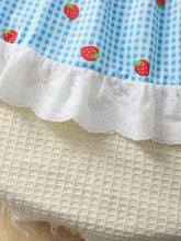 Children's Strawberry Gingham Dress with Purse & Hat - Sun Imperial (photo 4)