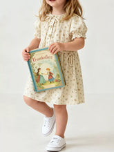 Children's Vintage Floral Puff Sleeve Dress - Sun Imperial (photo 1)