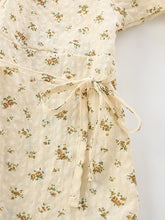 Children's Vintage Floral Puff Sleeve Dress - Sun Imperial (photo 4)