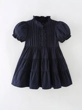 Children's Vintage Ruffle Collar Tiered Dress - Sun Imperial (photo 1)