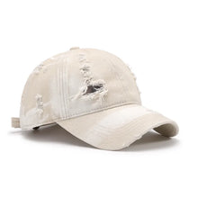 Distressed Adjustable Cotton Baseball Cap - Sun Imperial (photo 2)
