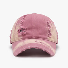 Distressed Adjustable Cotton Baseball Cap - Sun Imperial (photo 8)