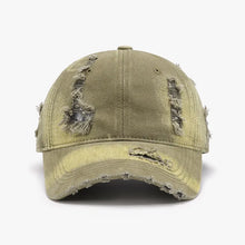 Distressed Adjustable Cotton Baseball Cap - Sun Imperial (photo 9)
