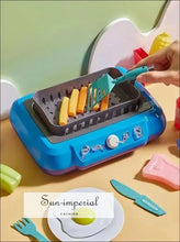 Diy Kids Kitchen Cooking Toy Set – 20pcs Pretend Play Induction Stove & Food Accessories | Educational Role educational cooking toy,