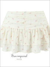 Floral Print Strap Tank Top Corset Tee and Ruched Mini Skirt Two-piece Set for Women casual two piece outfit, corset tank top women, cotton