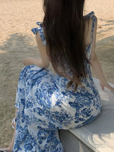 Floral Print Tie-Strap Midi Dress - product photo 3