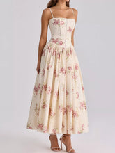 Floral Spaghetti Strap Midi Dress - product photo 24