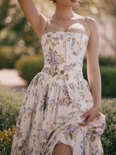 Floral Spaghetti Strap Midi Dress - product photo 29