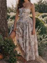 Floral Spaghetti Strap Midi Dress - product photo 44