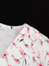 Floral V-Neck Flutter Sleeve Midi Dress - Sun Imperial (photo 9)