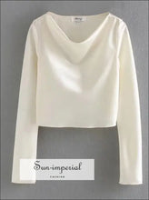French-style Satin Long Sleeve Top and A-line Skirt Two-piece Set a line skirt set, boutique two piece, coordinated outfit women, elegant