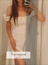 Full Size Slit Short Sleeve Midi Dress Plus Sun-Imperial United States