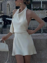 Halter Neck Mini Dress - Sun Imperial (photo 1)