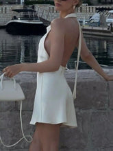 Halter Neck Mini Dress - Sun Imperial (photo 3)