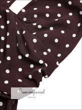 Halter Neck Polka Dot Maxi Dress Sun-Imperial United States