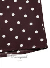 Halter Neck Polka Dot Maxi Dress Sun-Imperial United States