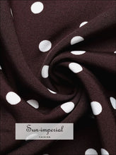 Halter Neck Polka Dot Maxi Dress Sun-Imperial United States