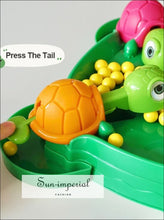 Kids Desktop Turtle Bean Game – 4 Player Fast Action Family Tabletop | Educational Parent-child Interactive Toy player kids game,
