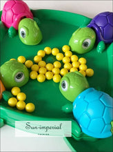 Kids Desktop Turtle Bean Game – 4 Player Fast Action Family Tabletop | Educational Parent-child Interactive Toy player kids game,