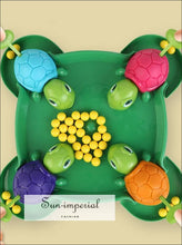 Kids Desktop Turtle Bean Game – 4 Player Fast Action Family Tabletop | Educational Parent-child Interactive Toy player kids game,