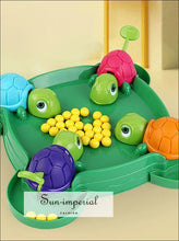 Kids Desktop Turtle Bean Game – 4 Player Fast Action Family Tabletop | Educational Parent-child Interactive Toy player kids game,