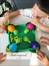 Kids Desktop Turtle Bean Game – 4 Player Fast Action Family Tabletop | Educational Parent-child Interactive Toy player kids game,