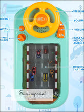 Kids Musical Steering Wheel Toy – Interactive Driving Simulator with Sounds & Lights | Educational Racing Game for Toddlers car steering