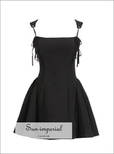Lace Up Mini Cami Dress Sun-Imperial United States