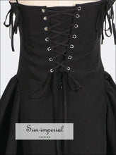 Lace Up Mini Cami Dress Sun-Imperial United States