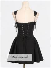 Lace Up Mini Cami Dress Sun-Imperial United States
