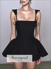Lace Up Mini Cami Dress Sun-Imperial United States