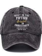 Letter Adjustable Baseball Cap - Sun Imperial (photo 1)