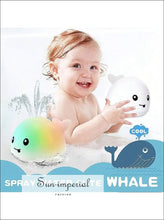 Light-up Whale Baby Bath Toy – Water Sprinkler & Pool Play | Interactive Sensory for Toddlers 1–3 baby bath toy, infant water play kids
