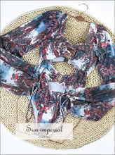 Women’s One-piece Surf Swimsuit – White Floral Long Sleeve Deep v one Piece active swimwear women, backless swimsuit beach swim suit long