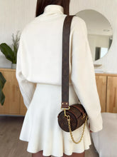 Mock Neck Knit Top and Flared Skirt Set - product photo 4