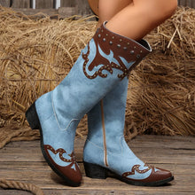 Point Toe Block Heels Boots - Sun Imperial product photo 4