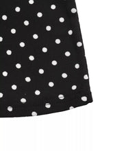 Polka Dot Long Sleeve Ruffle Hem Mini Dress - product photo 10