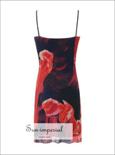 Printed Bodycon Cami Dress Dress, Ship From Overseas Sun-Imperial United States
