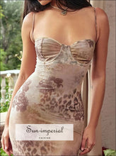 Printed Sweetheart Neck Bodycon Maxi Dress Sun-Imperial United States