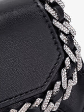 Quilted PU Leather Crossbody Bag with Rhinestone Decor - product photo 13